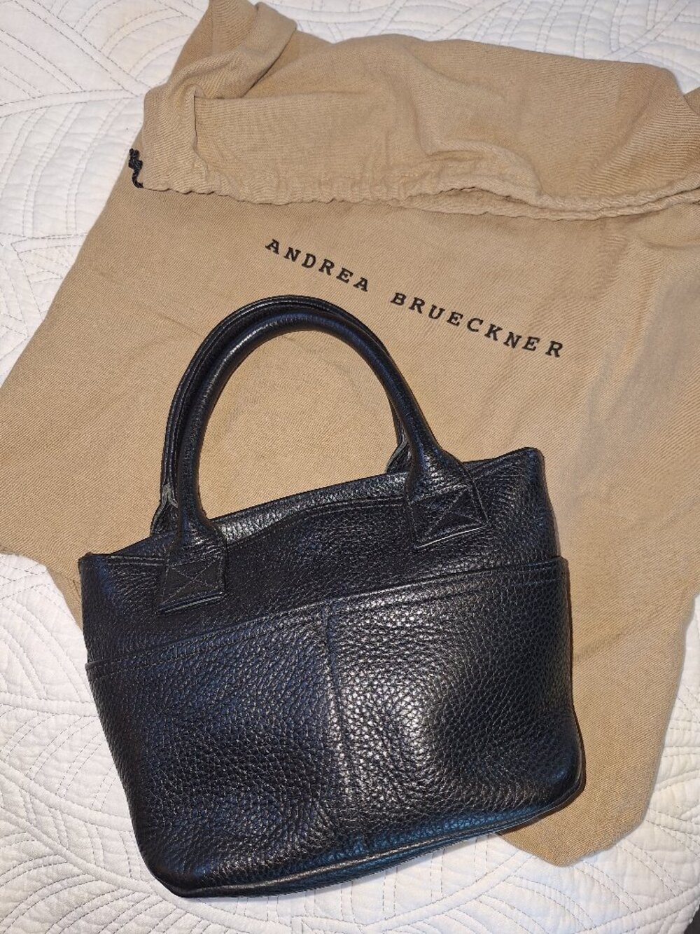 Andrea Brueckner "Mini market tote" purse